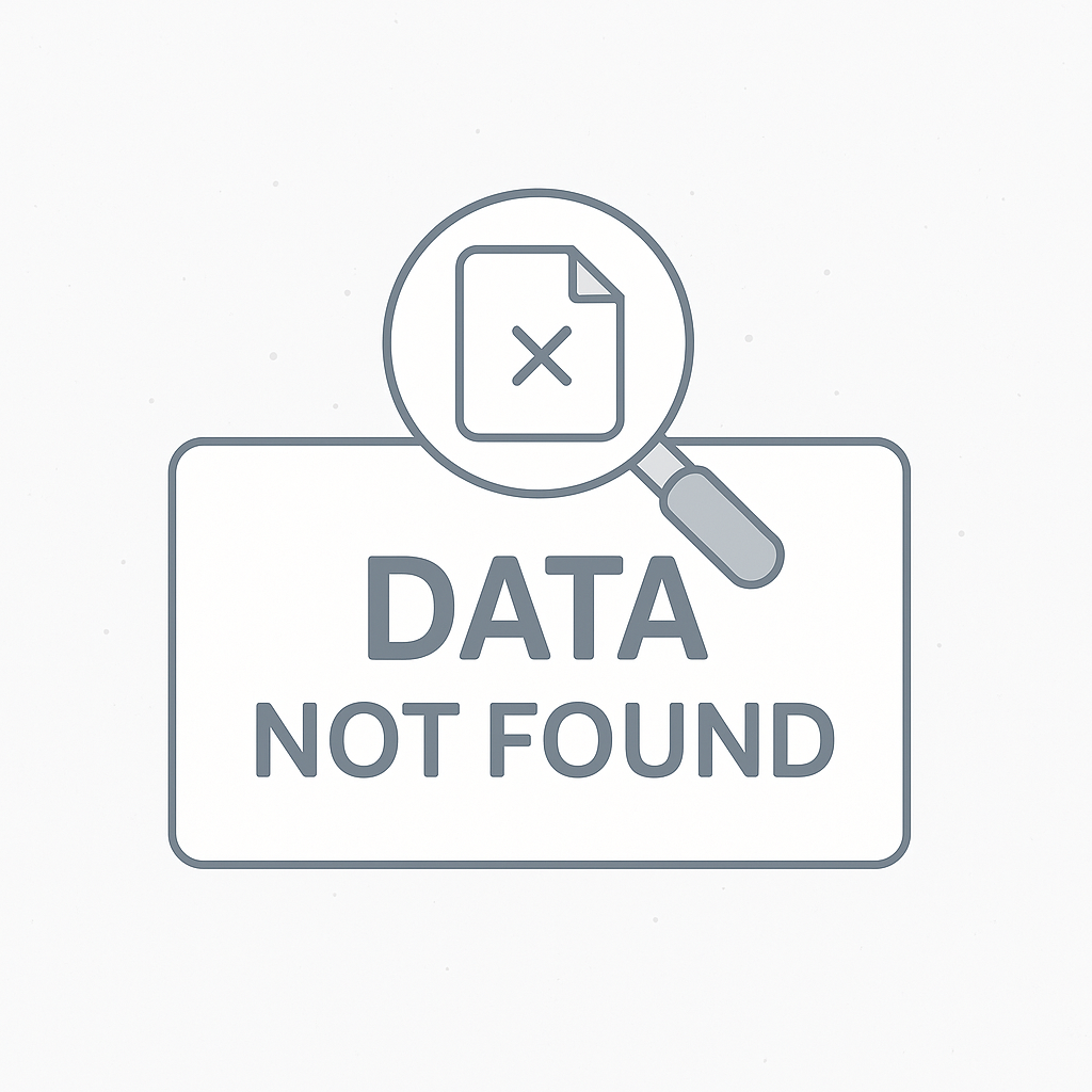 Data tidak ditemukan